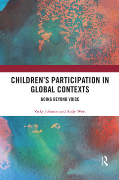 Cover of the book Children’s Participation in Global Contexts
