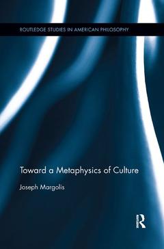 Couverture de l’ouvrage Toward a Metaphysics of Culture