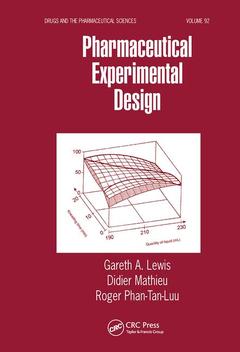 Couverture de l’ouvrage Pharmaceutical Experimental Design