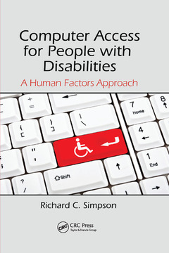 Couverture de l’ouvrage Computer Access for People with Disabilities