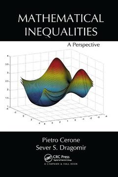 Couverture de l’ouvrage Mathematical Inequalities