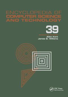 Couverture de l’ouvrage Encyclopedia of Computer Science and Technology