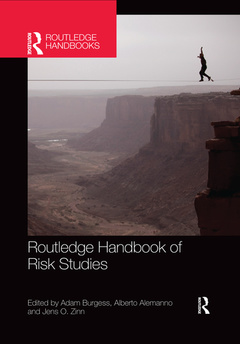 Cover of the book Routledge Handbook of Risk Studies