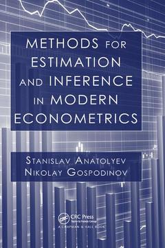 Couverture de l’ouvrage Methods for Estimation and Inference in Modern Econometrics