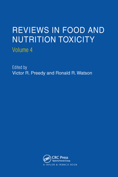 Couverture de l’ouvrage Reviews in Food and Nutrition Toxicity, Volume 4