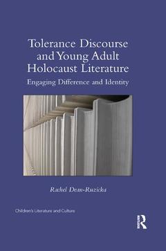 Couverture de l’ouvrage Tolerance Discourse and Young Adult Holocaust Literature