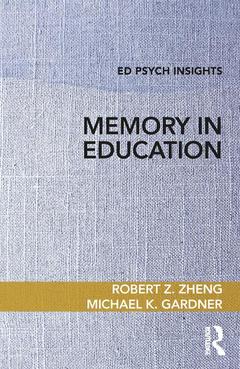 Couverture de l’ouvrage Memory in Education