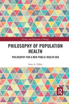 Couverture de l’ouvrage Philosophy of Population Health