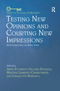 Cover of the book Testing New Opinions and Courting New Impressions