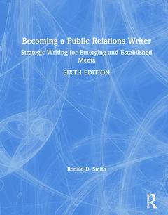 Couverture de l’ouvrage Becoming a Public Relations Writer