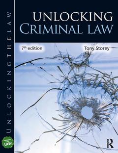 Couverture de l’ouvrage Unlocking Criminal Law