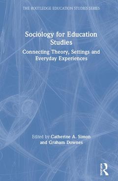 Couverture de l’ouvrage Sociology for Education Studies