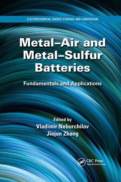 Couverture de l’ouvrage Metal-Air and Metal-Sulfur Batteries