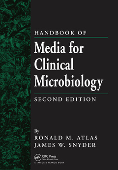 Couverture de l’ouvrage Handbook of Media for Clinical Microbiology