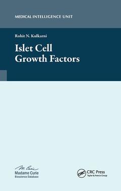 Couverture de l’ouvrage Islet Cell Growth Factors