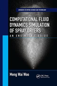 Couverture de l’ouvrage Computational Fluid Dynamics Simulation of Spray Dryers