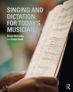 Couverture de l’ouvrage Singing and Dictation for Today's Musician