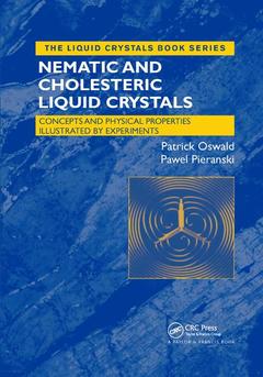 Couverture de l’ouvrage Nematic and Cholesteric Liquid Crystals