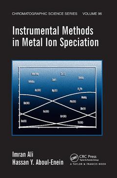 Couverture de l’ouvrage Instrumental Methods in Metal Ion Speciation