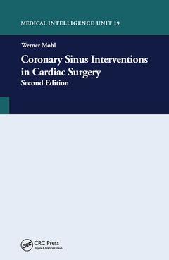 Couverture de l’ouvrage Coronary Sinus Intervention in Cardiac Surgery