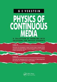 Couverture de l’ouvrage Physics of Continuous Media