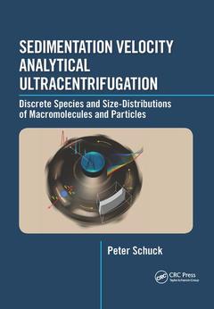 Couverture de l’ouvrage Sedimentation Velocity Analytical Ultracentrifugation
