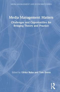 Cover of the book Media Management Matters
