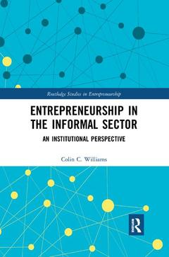 Couverture de l’ouvrage Entrepreneurship in the Informal Sector