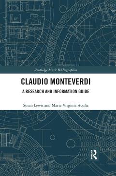 Couverture de l’ouvrage Claudio Monteverdi
