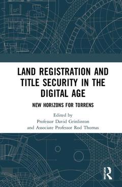 Couverture de l’ouvrage Land Registration and Title Security in the Digital Age