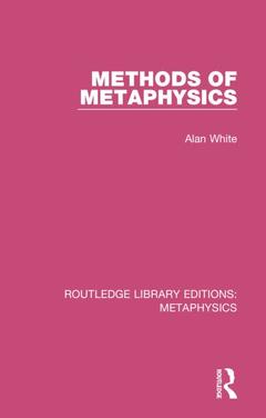 Couverture de l’ouvrage Methods of Metaphysics