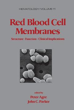 Couverture de l’ouvrage Red Blood Cell Membranes