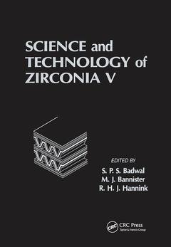 Couverture de l’ouvrage Science and Technology of Zirconia V