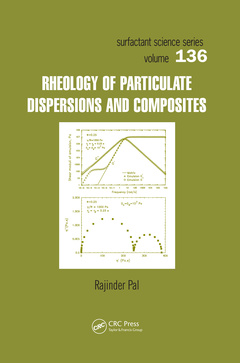 Couverture de l’ouvrage Rheology of Particulate Dispersions and Composites