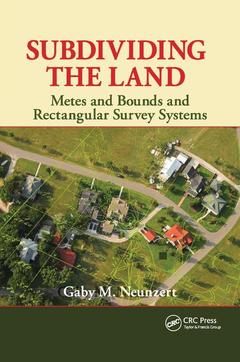Couverture de l’ouvrage Subdividing the Land