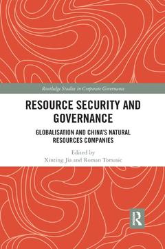 Couverture de l’ouvrage Resource Security and Governance