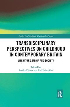 Couverture de l’ouvrage Transdisciplinary Perspectives on Childhood in Contemporary Britain