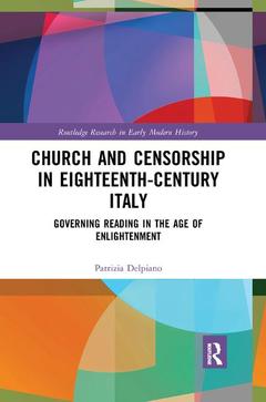 Couverture de l’ouvrage Church and Censorship in Eighteenth-Century Italy