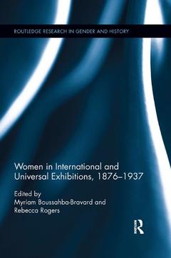 Cover of the book Women in International and Universal Exhibitions, 1876–1937