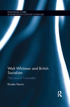 Couverture de l’ouvrage Walt Whitman and British Socialism