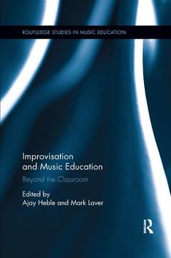 Couverture de l’ouvrage Improvisation and Music Education