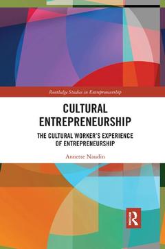 Couverture de l’ouvrage Cultural Entrepreneurship