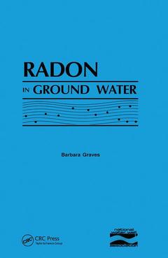 Couverture de l’ouvrage Radon in Ground Water