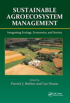 Couverture de l’ouvrage Sustainable Agroecosystem Management