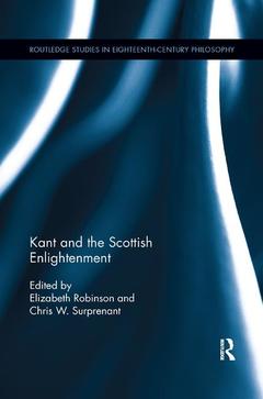 Couverture de l’ouvrage Kant and the Scottish Enlightenment