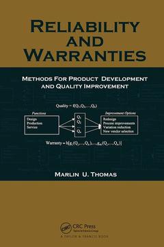 Couverture de l’ouvrage Reliability and Warranties