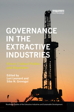 Couverture de l’ouvrage Governance in the Extractive Industries