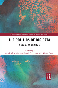 Cover of the book The Politics and Policies of Big Data
