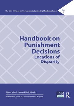 Couverture de l’ouvrage Handbook on Punishment Decisions