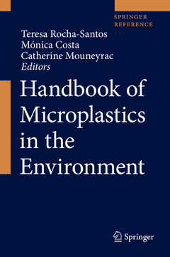 Couverture de l’ouvrage Handbook of Microplastics in the Environment
